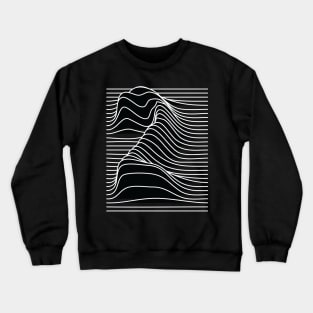 number 2 wavy lines Crewneck Sweatshirt